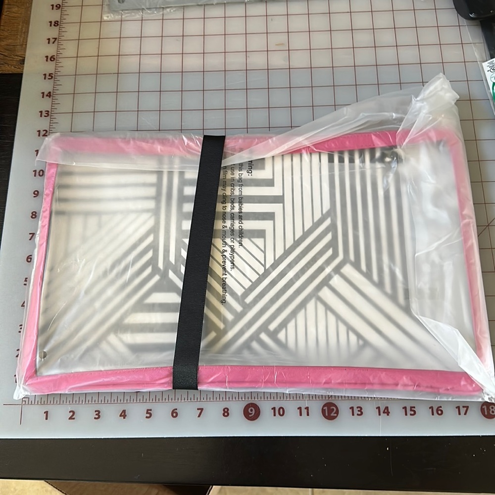 OTG 247 brand's #10 nudie hot pink bag clutch travel packing pouch NWT